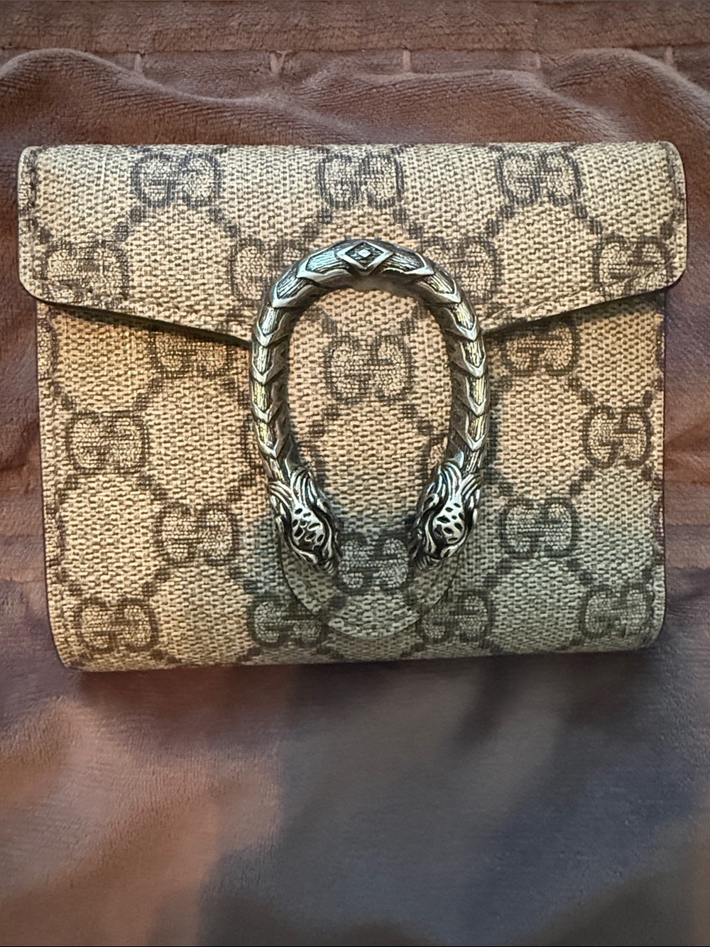 Authentic Gucci Dionysus GG monogrammed small fold wallet. - Picture 3 of 16